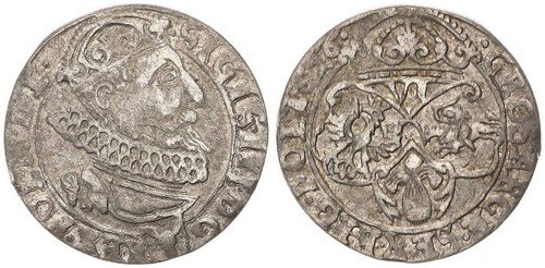 Polen gröscher 1626 - 6,
