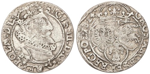 Polen gröscher 1624 - 6,